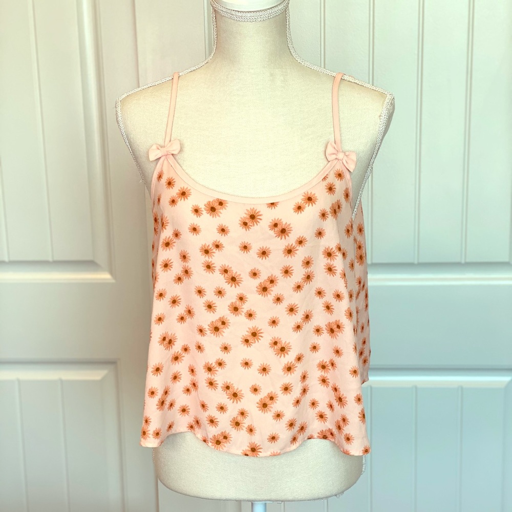 Cute Flowery Tank Top